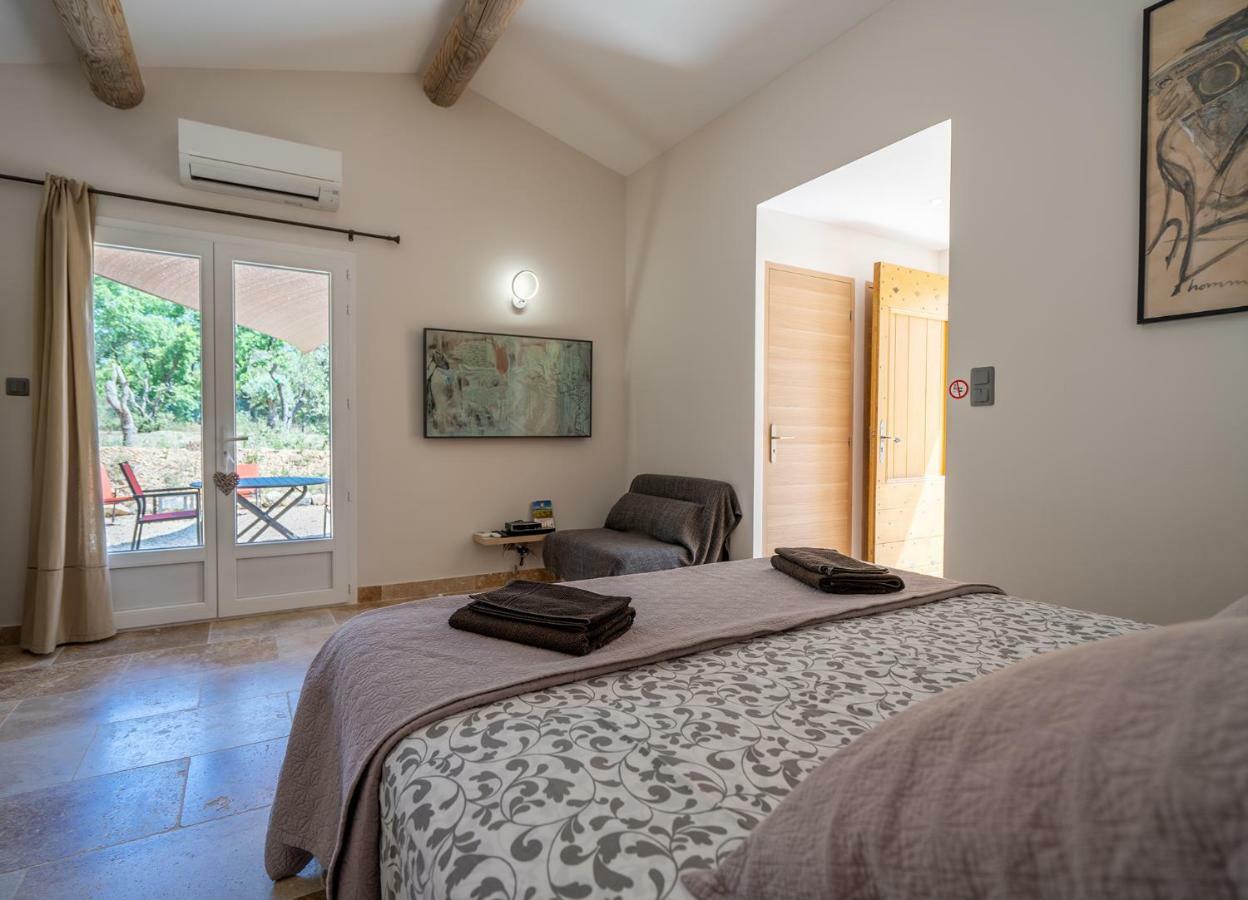 Mas la Chêneraie Lourmarin - Au calme, à 10 mn du centre ville à pied Exterior foto